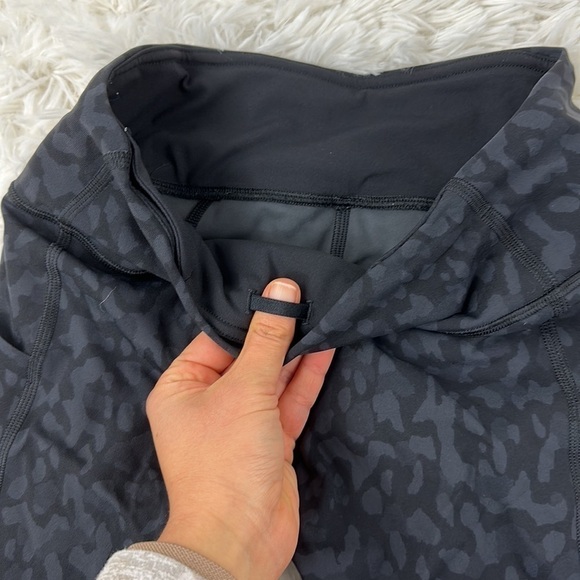 Lululemon Pace Rival Crop *22" Formation Camo Deep Coal Multi / Black - Picture 3 of 6
